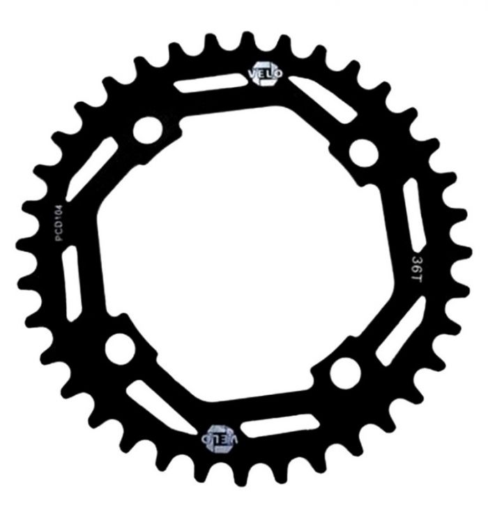 Звезда передняя VELO-Z Z-Race 36Т, BCD 104 Narrow Wide, сталь