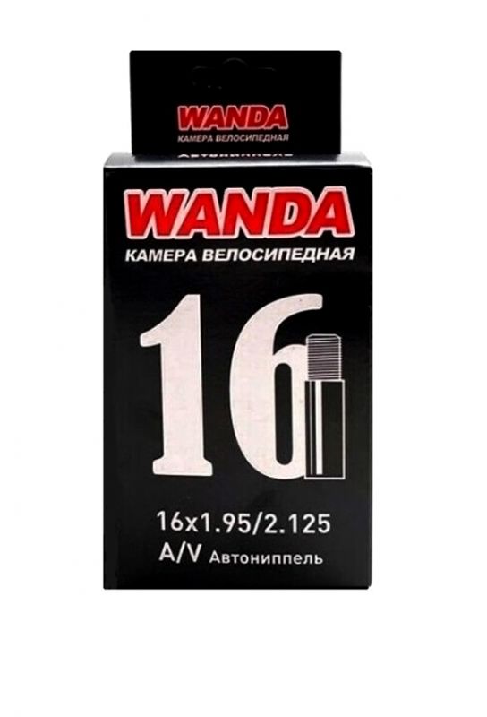 Велокамера Wanda 16"х1.95-2.125 AV-33mm