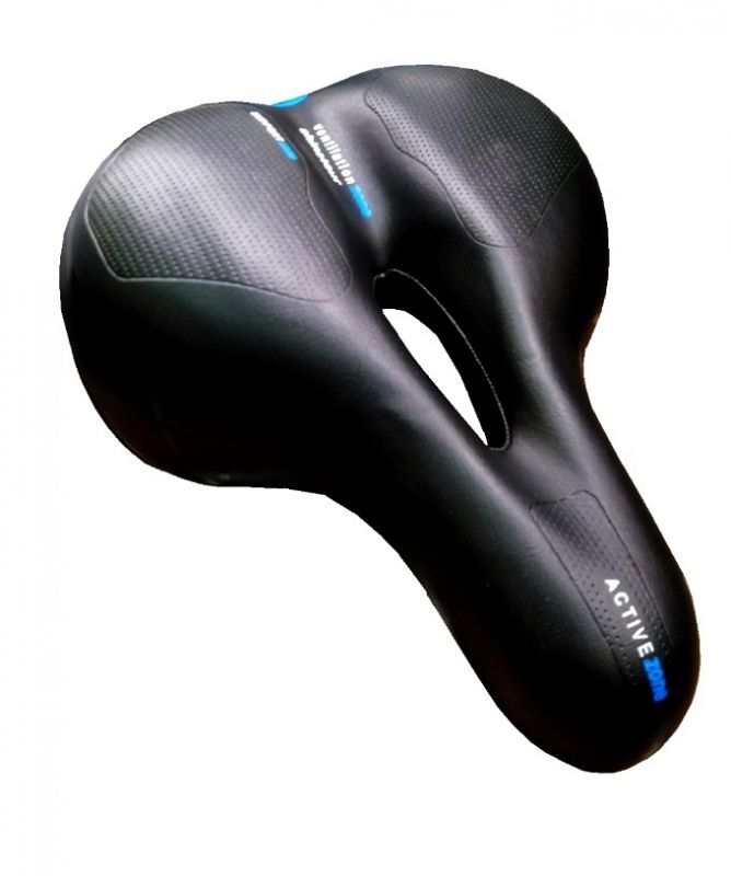 Велосипедное седло Velo-Z 2140-19 200х250мм, с гелевыми вставками, закрытые пружины