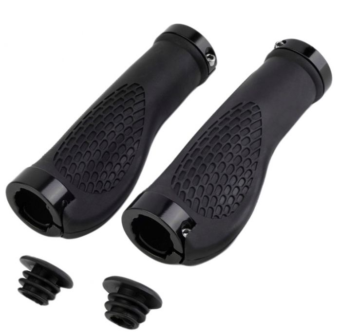 Грипсы Velo-Z 2661-70Bk,130mm, анатомические, с фиксацией, черные