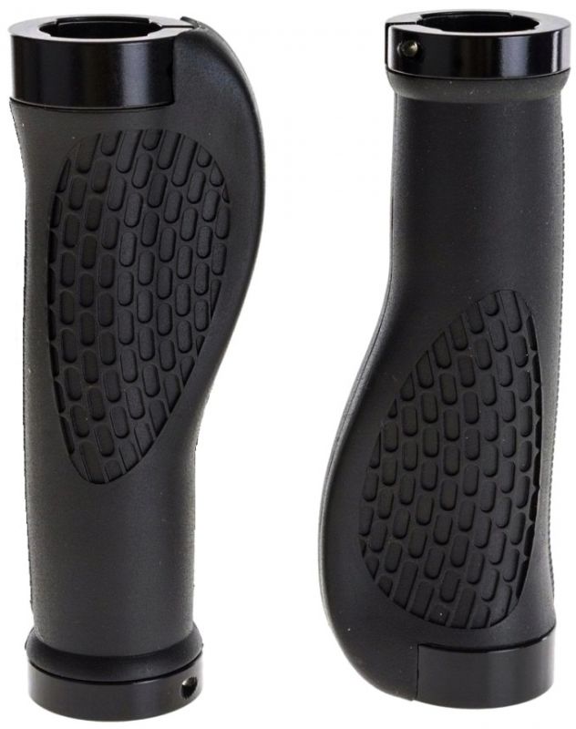 Грипсы Velo-Z 2661-70Bk,130mm, анатомические, с фиксацией, черные