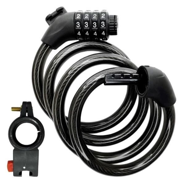 Замок тросовый Golden Key GK-8806-15,12х1500 мм, кодовый