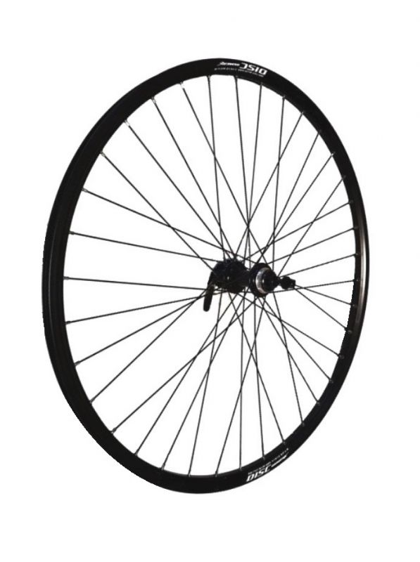 Колесо переднее 27,5" под диск. тормоз, обод Remerx, втулка Shimano TX505 Center Lock 36Н