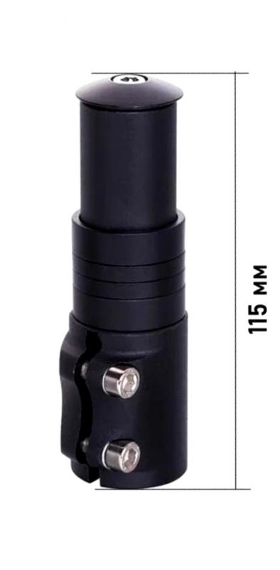 Удлинитель штока вилки Velo-Z 4025 ОВР-9, 1-1/8"х115мм, алюминий