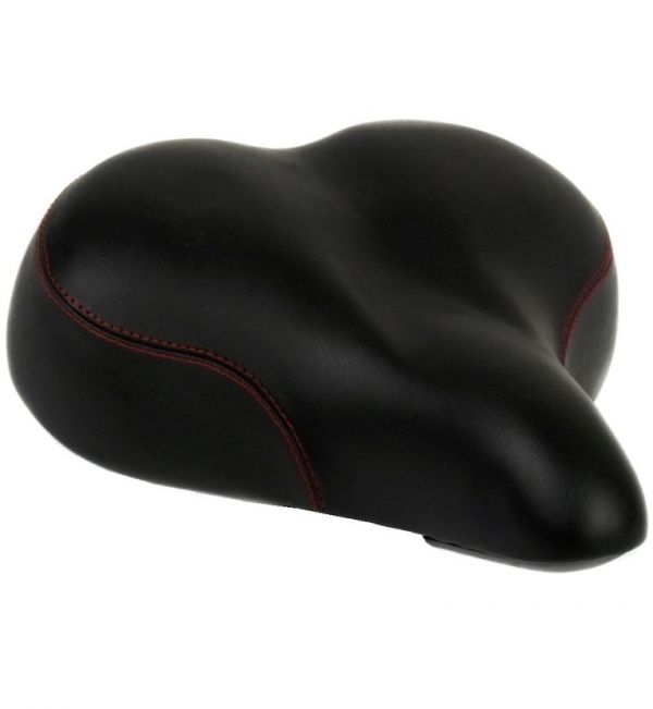 Велосипедное седло Velo-Z 6068-64, комфорт, для Круизеров, закрытые пружины, катафот,  260х260мм