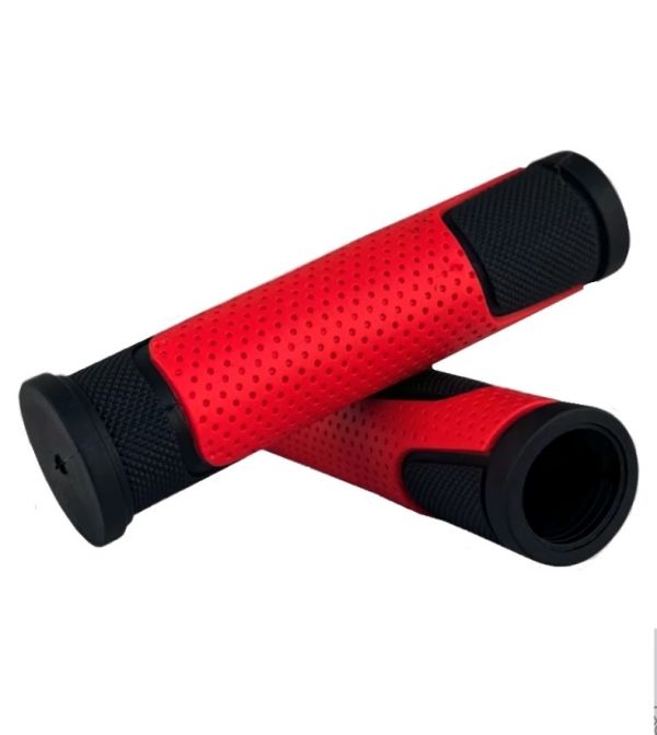 Грипсы Velo-Z 2661-76, 125mm, черно-красные, пара