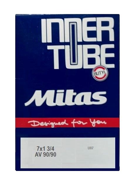 Камера Mitas 7"х1 3/4 АV 90/90-загнутый